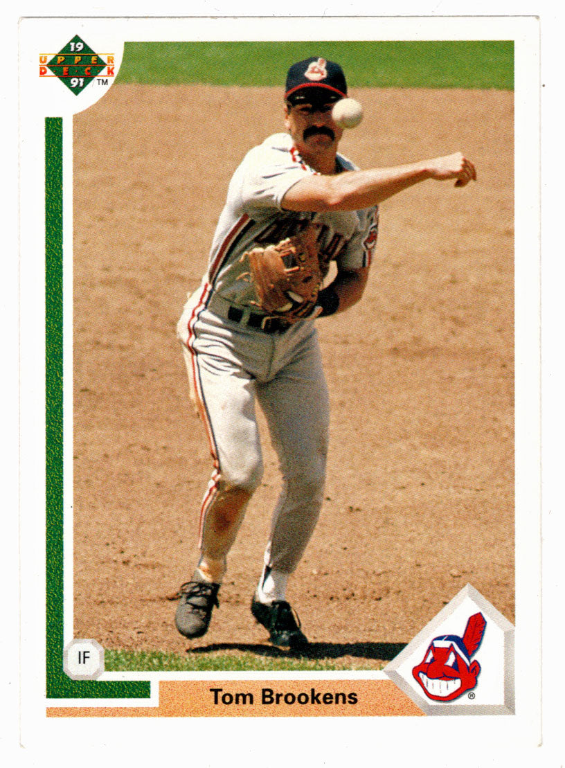 Tom Brookens - Cleveland Indians (MLB Baseball Card) 1991 Upper Deck # 102 Mint