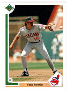 Felix Fermin - Cleveland Indians (MLB Baseball Card) 1991 Upper Deck # 104 Mint