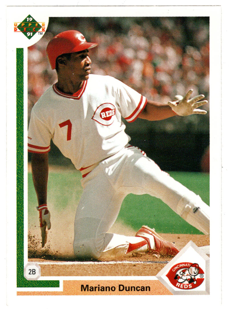Mariano Duncan - Cincinnati Reds (MLB Baseball Card) 1991 Upper Deck # 112 Mint
