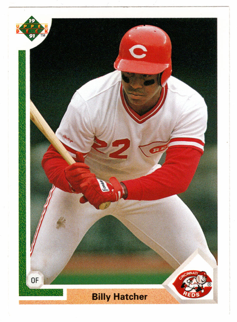 Billy Hatcher - Cincinnati Reds (MLB Baseball Card) 1991 Upper Deck # 114 Mint