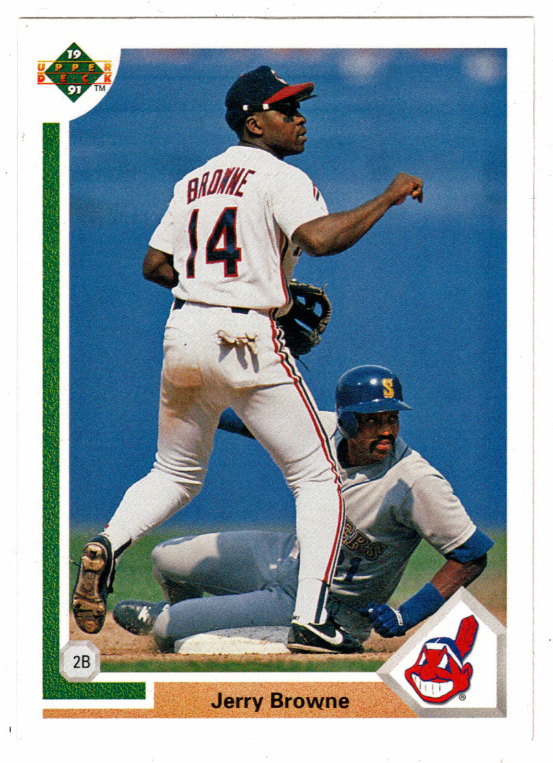 Jerry Browne - Cleveland Indians (MLB Baseball Card) 1991 Upper Deck # 116 Mint