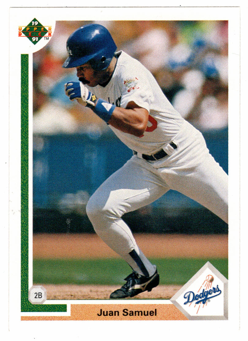 Juan Samuel - Los Angeles Dodgers (MLB Baseball Card) 1991 Upper Deck # 117 Mint