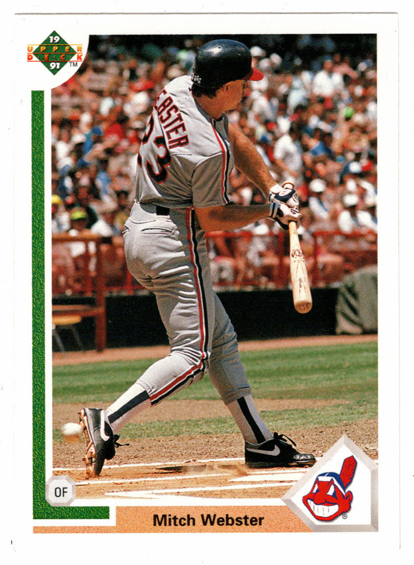 Mitch Webster - Cleveland Indians (MLB Baseball Card) 1991 Upper Deck # 120 Mint