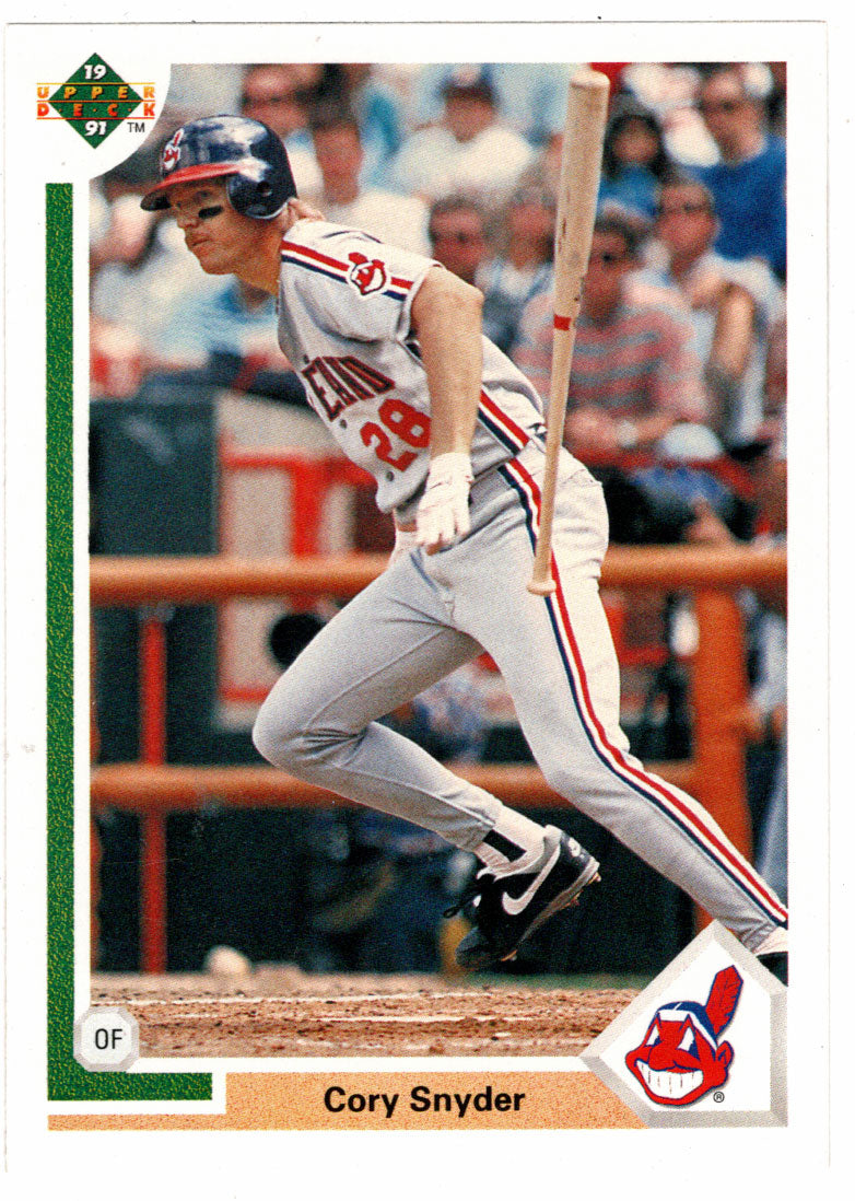 Cory Snyder - Cleveland Indians (MLB Baseball Card) 1991 Upper Deck # 123 Mint