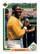 Dave Stewart - Oakland Athletics (MLB Baseball Card) 1991 Upper Deck # 127 Mint