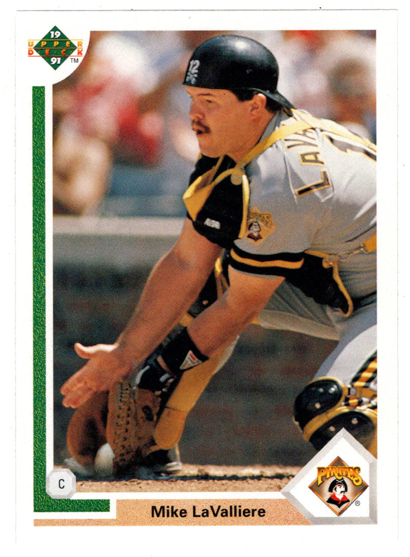 Mike LaValliere - Pittsburgh Pirates (MLB Baseball Card) 1991 Upper Deck # 129 Mint