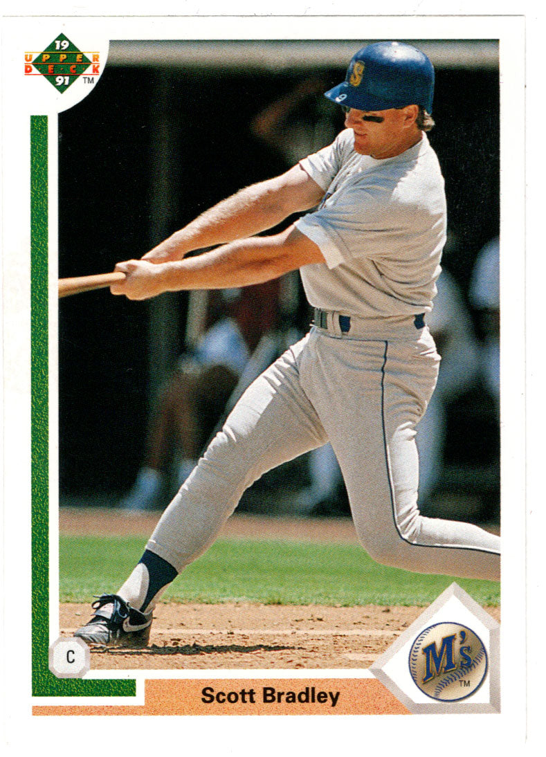 Scott Bradley - Seattle Mariners (MLB Baseball Card) 1991 Upper Deck # 130 Mint