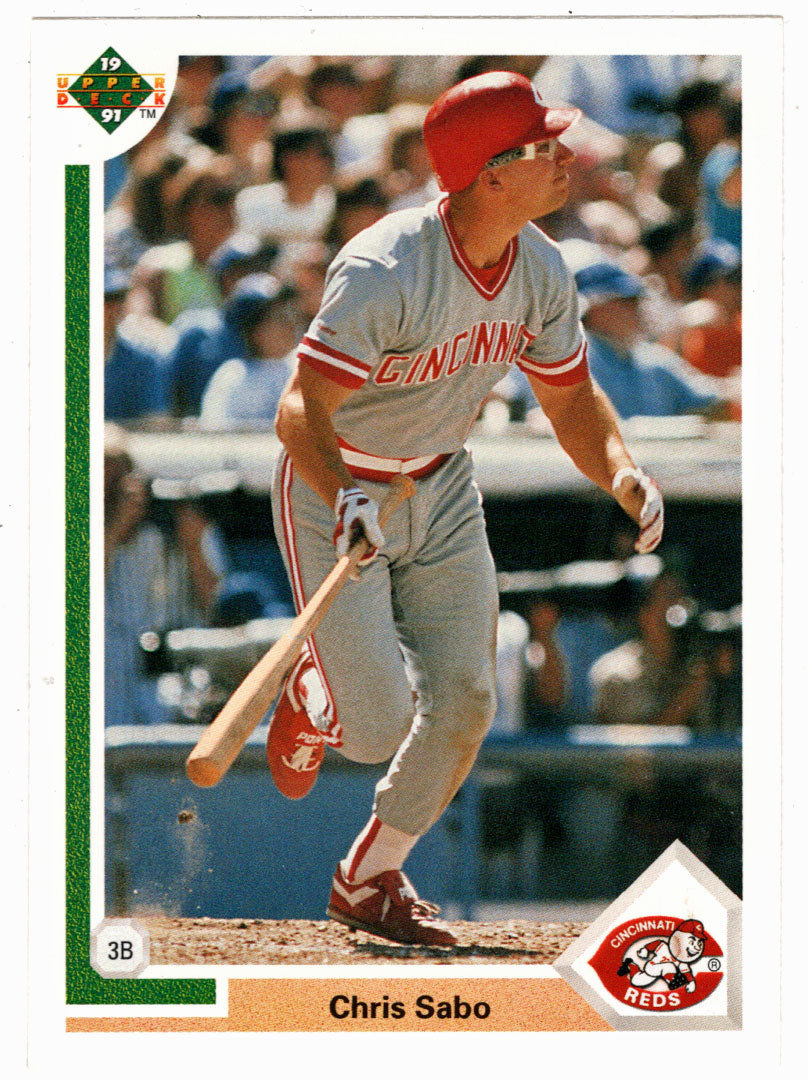 Chris Sabo - Cincinnati Reds (MLB Baseball Card) 1991 Upper Deck # 135 Mint
