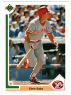 Chris Sabo - Cincinnati Reds (MLB Baseball Card) 1991 Upper Deck # 135 Mint