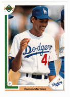 Ramon Martinez - Los Angeles Dodgers (MLB Baseball Card) 1991 Upper Deck # 136 Mint
