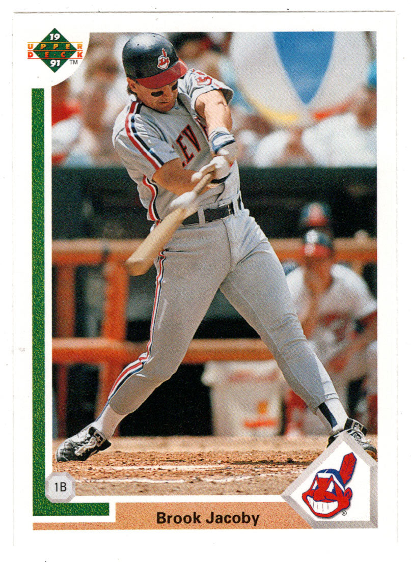 Brook Jacoby - Cleveland Indians (MLB Baseball Card) 1991 Upper Deck # 137 Mint