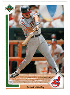 Brook Jacoby - Cleveland Indians (MLB Baseball Card) 1991 Upper Deck # 137 Mint