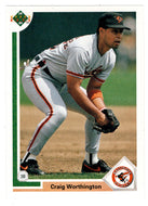 Craig Worthington - Baltimore Orioles (MLB Baseball Card) 1991 Upper Deck # 141 Mint