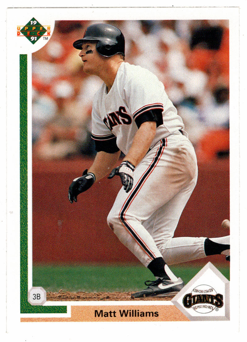 Matt Williams - San Francisco Giants (MLB Baseball Card) 1991 Upper Deck # 157 Mint
