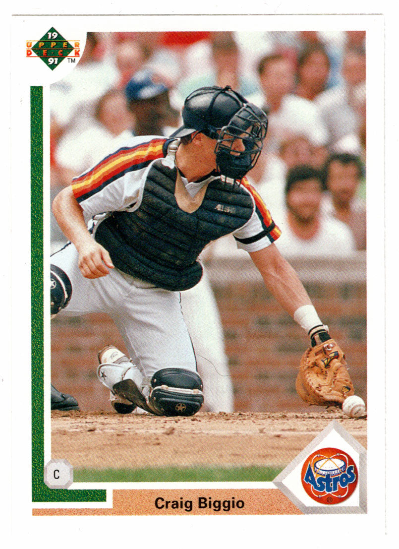 Craig Biggio - Houston Astros (MLB Baseball Card) 1991 Upper Deck # 158 Mint