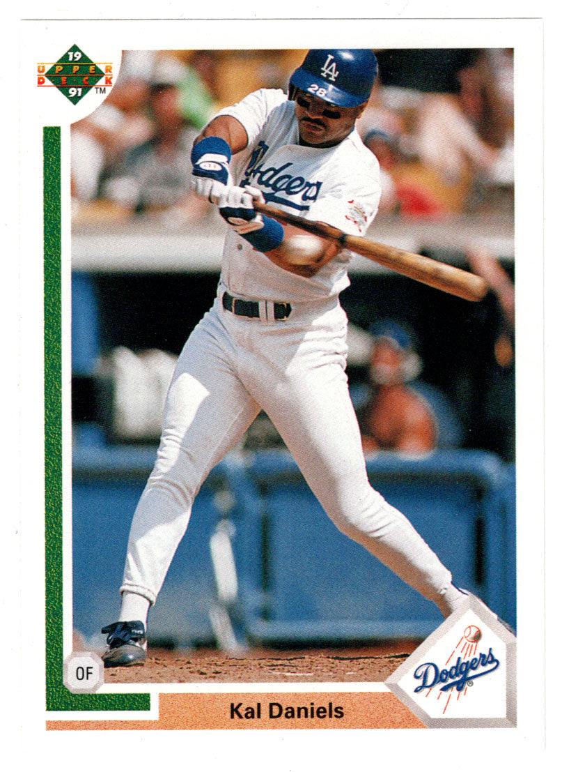 Kal Daniels - Los Angeles Dodgers (MLB Baseball Card) 1991 Upper Deck # 166 Mint