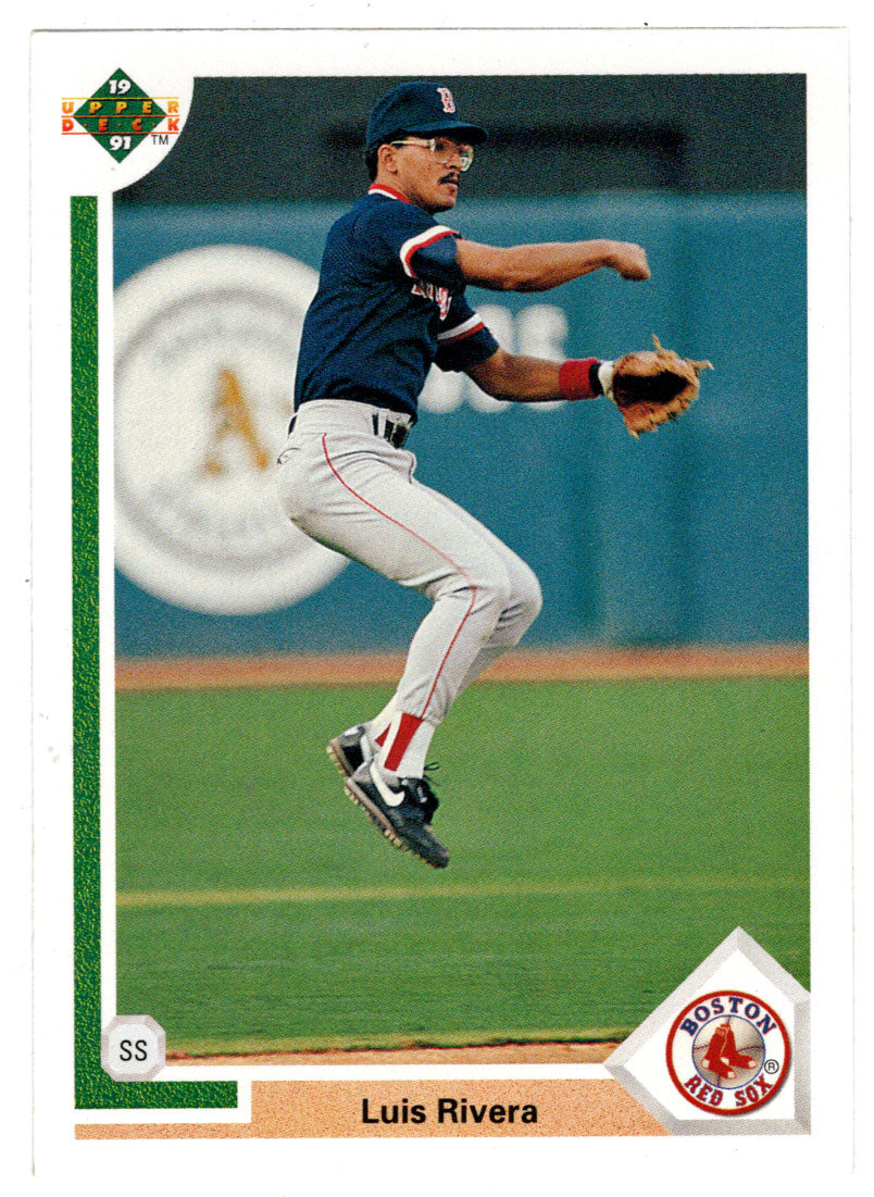 Luis Rivera - Boston Red Sox (MLB Baseball Card) 1991 Upper Deck # 182 Mint