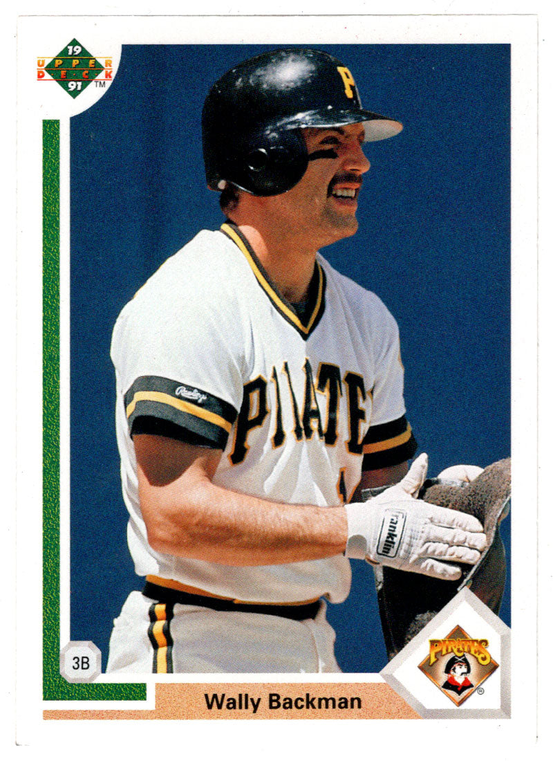 Wally Backman - Pittsburgh Pirates (MLB Baseball Card) 1991 Upper Deck # 185 Mint
