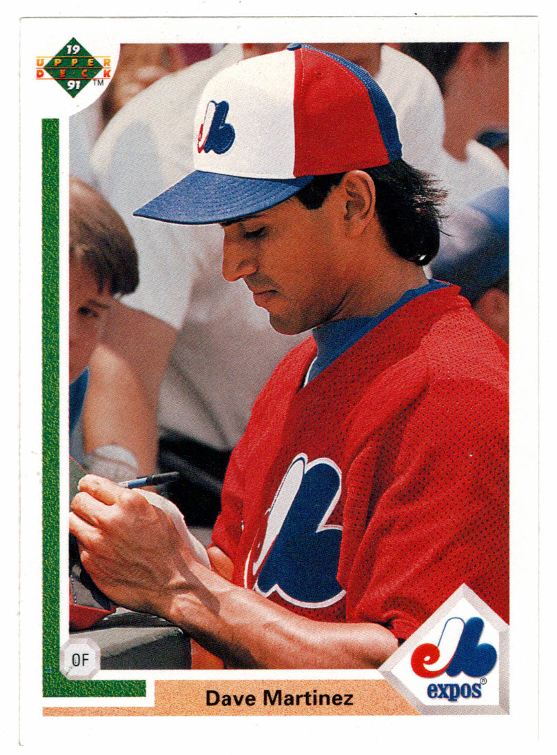Dave Martinez - Montreal Expos (MLB Baseball Card) 1991 Upper Deck # 186 Mint