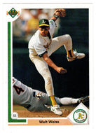 Walt Weiss - Oakland Athletics (MLB Baseball Card) 1991 Upper Deck # 192 Mint