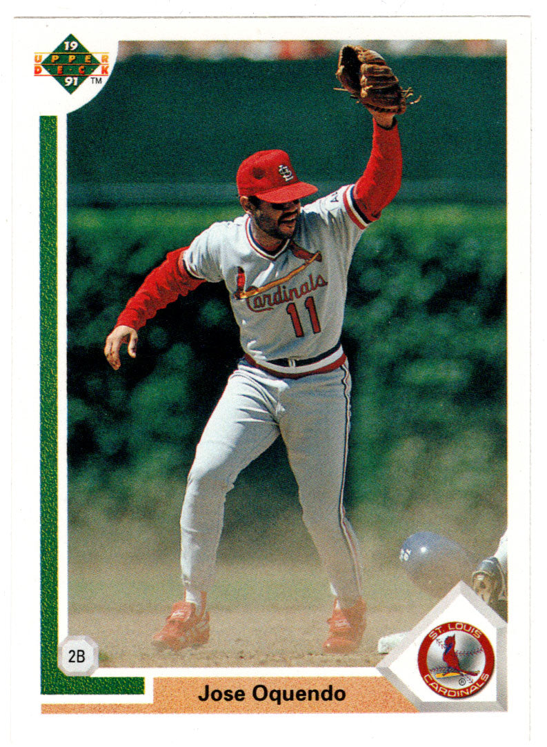 Jose Oquendo - St. Louis Cardinals (MLB Baseball Card) 1991 Upper Deck # 193 Mint
