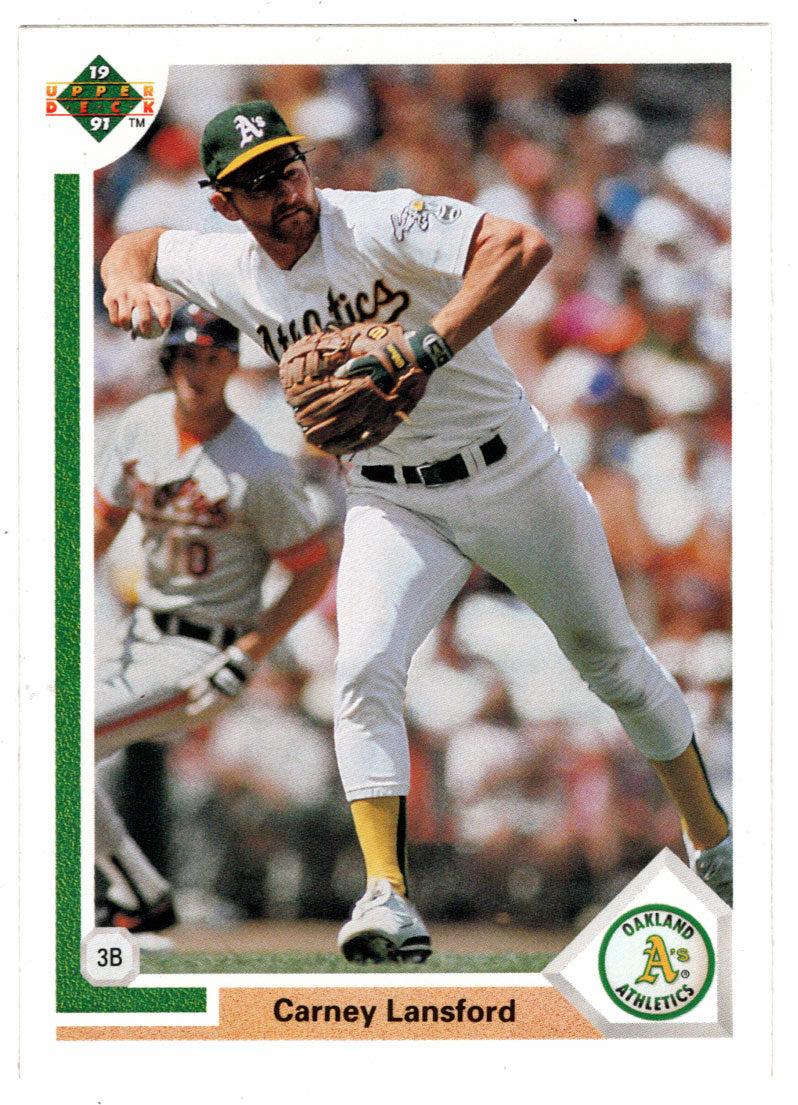 Carney Lansford - Oakland Athletics (MLB Baseball Card) 1991 Upper Deck # 194 Mint