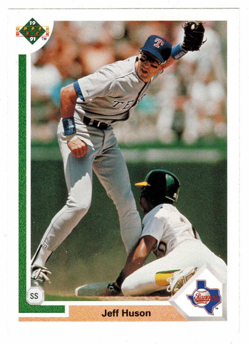 Jeff Huson - Texas Rangers (MLB Baseball Card) 1991 Upper Deck # 195 Mint