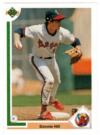 Donnie Hill - California Angels (MLB Baseball Card) 1991 Upper Deck # 211 Mint