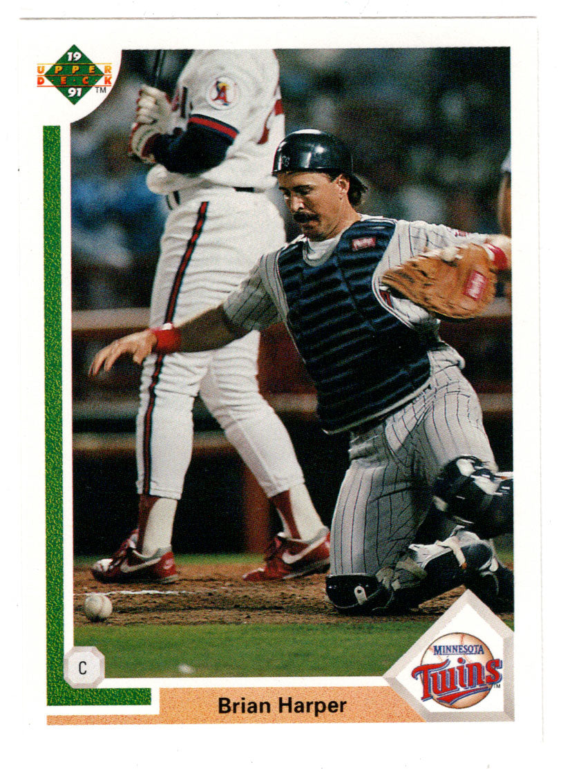 Brian Harper - Minnesota Twins (MLB Baseball Card) 1991 Upper Deck # 212 Mint