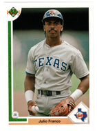 Julio Franco - Texas Rangers (MLB Baseball Card) 1991 Upper Deck # 227 Mint