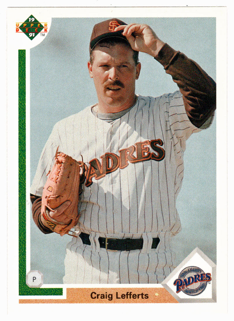 Craig Lefferts - San Diego Padres (MLB Baseball Card) 1991 Upper Deck # 228 Mint