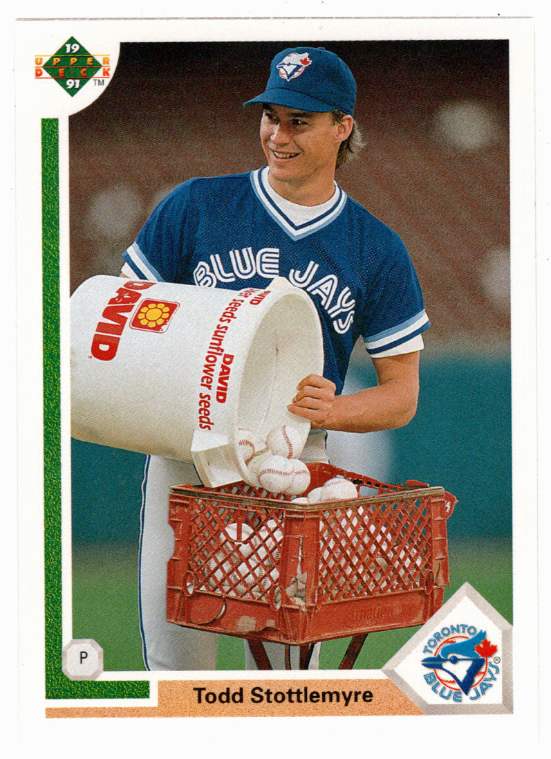 Todd Stottlemyre - Toronto Blue Jays (MLB Baseball Card) 1991 Upper Deck # 257 Mint