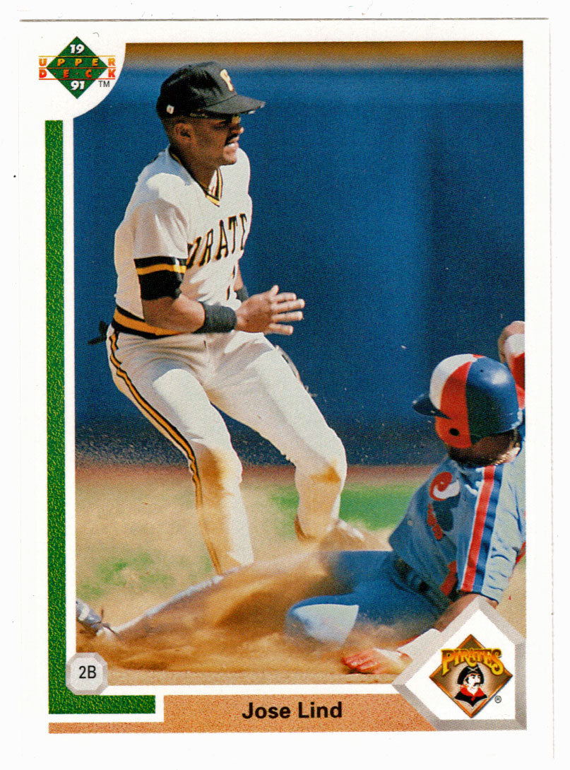Jose Lind - Pittsburgh Pirates (MLB Baseball Card) 1991 Upper Deck # 258 Mint