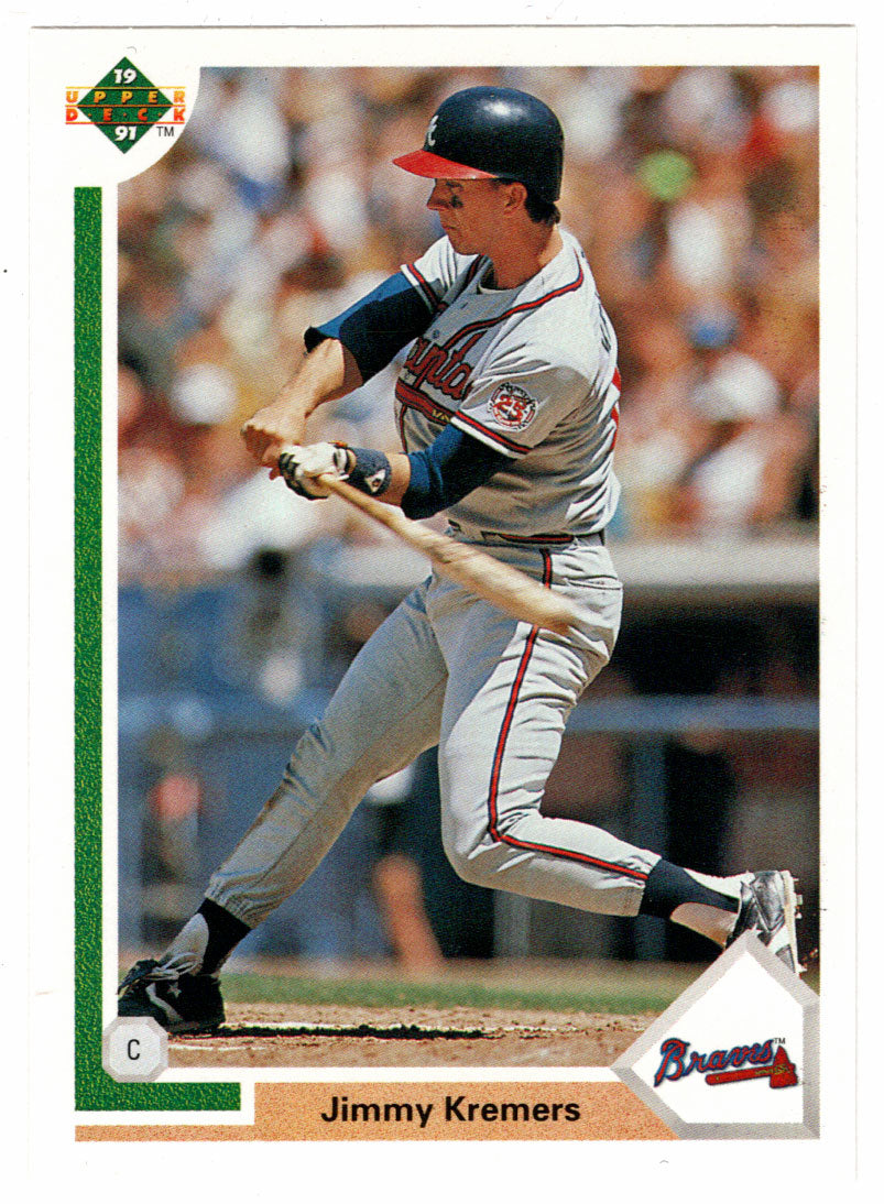 Jimmy Kremers - Atlanta Braves (MLB Baseball Card) 1991 Upper Deck # 262 Mint