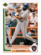 Dave Parker - Milwaukee Brewers (MLB Baseball Card) 1991 Upper Deck # 274 Mint