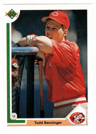 Todd Benzinger - Cincinnati Reds (MLB Baseball Card) 1991 Upper Deck # 280 Mint