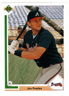 Jim Presley - Atlanta Braves (MLB Baseball Card) 1991 Upper Deck # 282 Mint