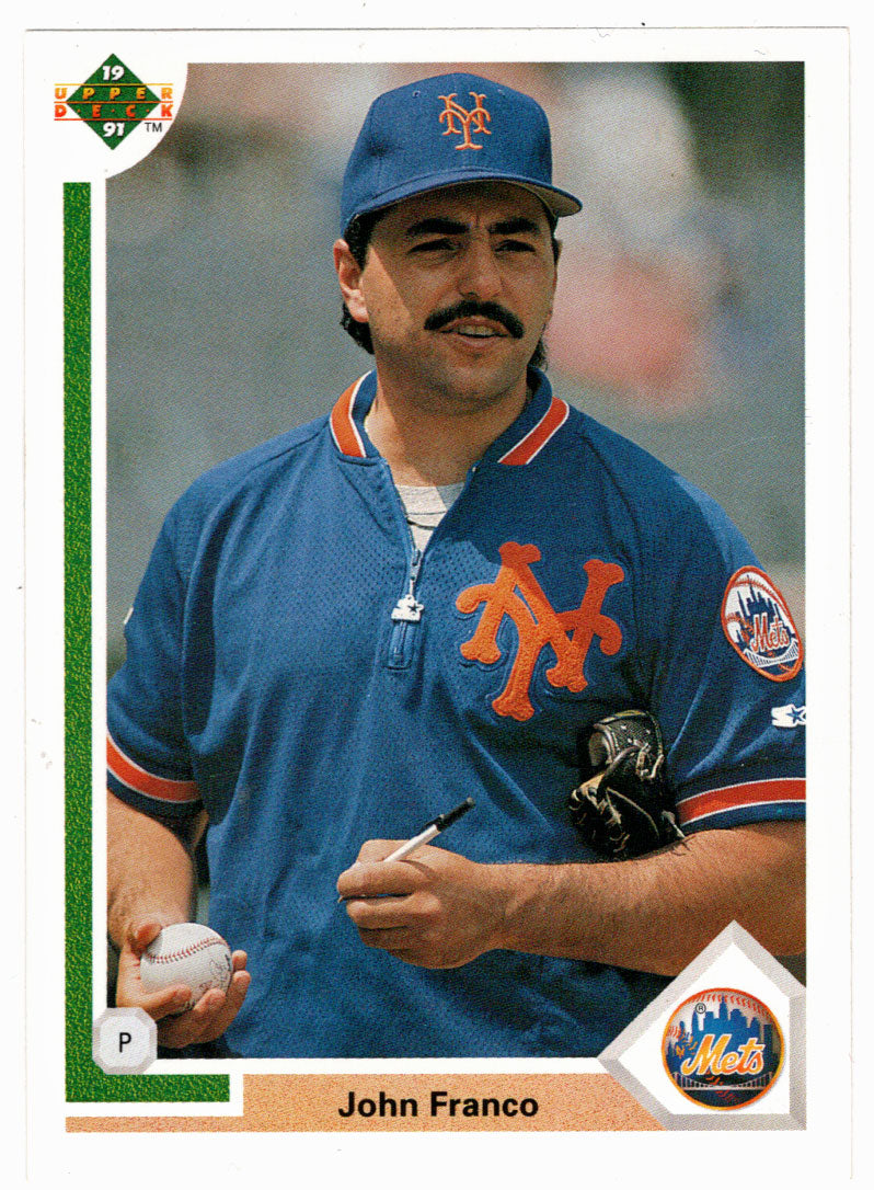 John Franco - New York Mets (MLB Baseball Card) 1991 Upper Deck # 290 Mint