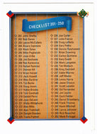 Checklist # 3 (# 201 - # 300) (MLB Baseball Card) 1991 Upper Deck # 300 Mint