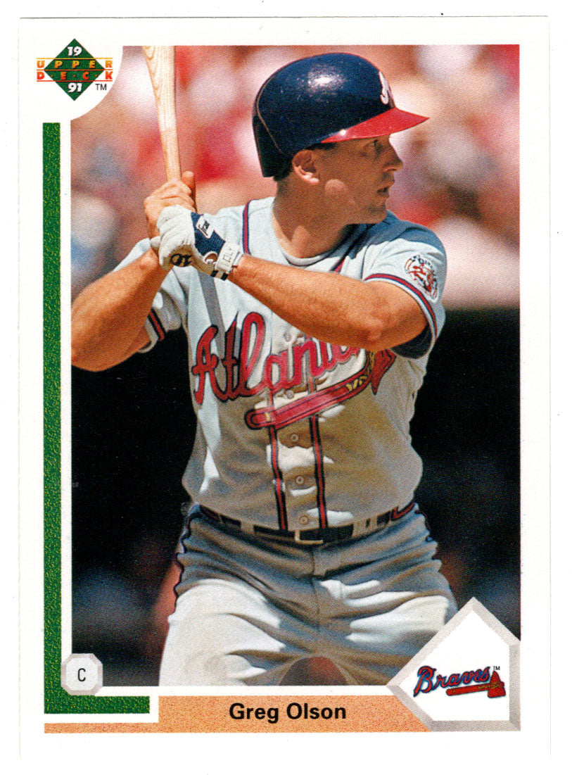 Greg Olson - tlanta Braves (MLB Baseball Card) 1991 Upper Deck # 303 Mint
