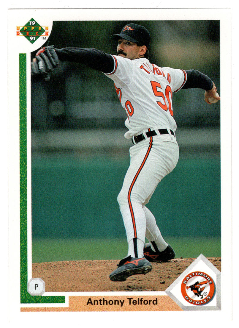 Anthony Telford RC - Baltimore Orioles (MLB Baseball Card) 1991 Upper Deck # 304 Mint