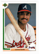 Lonnie Smith - Atlanta Braves (MLB Baseball Card) 1991 Upper Deck # 305 Mint