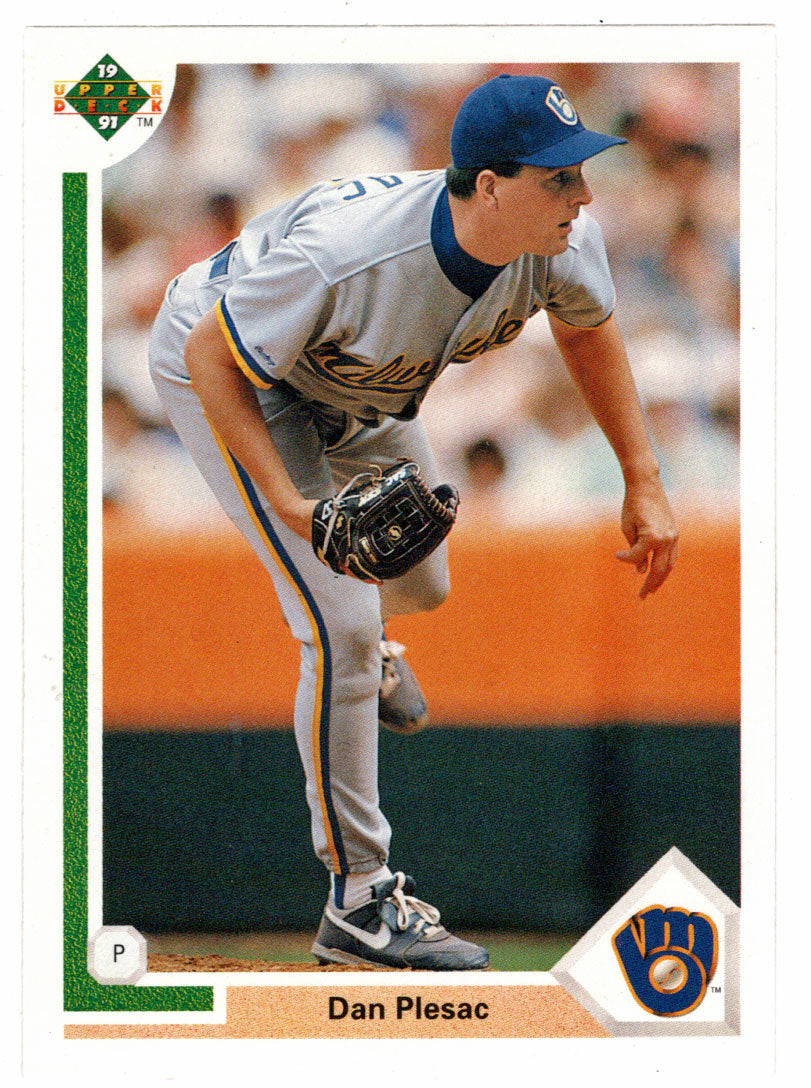 Dan Plesac - ilwaukee Brewers (MLB Baseball Card) 1991 Upper Deck # 322 Mint