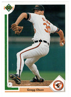Gregg Olson - Baltimore Orioles (MLB Baseball Card) 1991 Upper Deck # 326 Mint