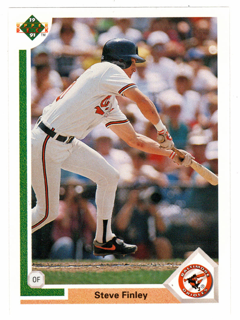 Steve Finley - Baltimore Orioles (MLB Baseball Card) 1991 Upper Deck # 330 Mint