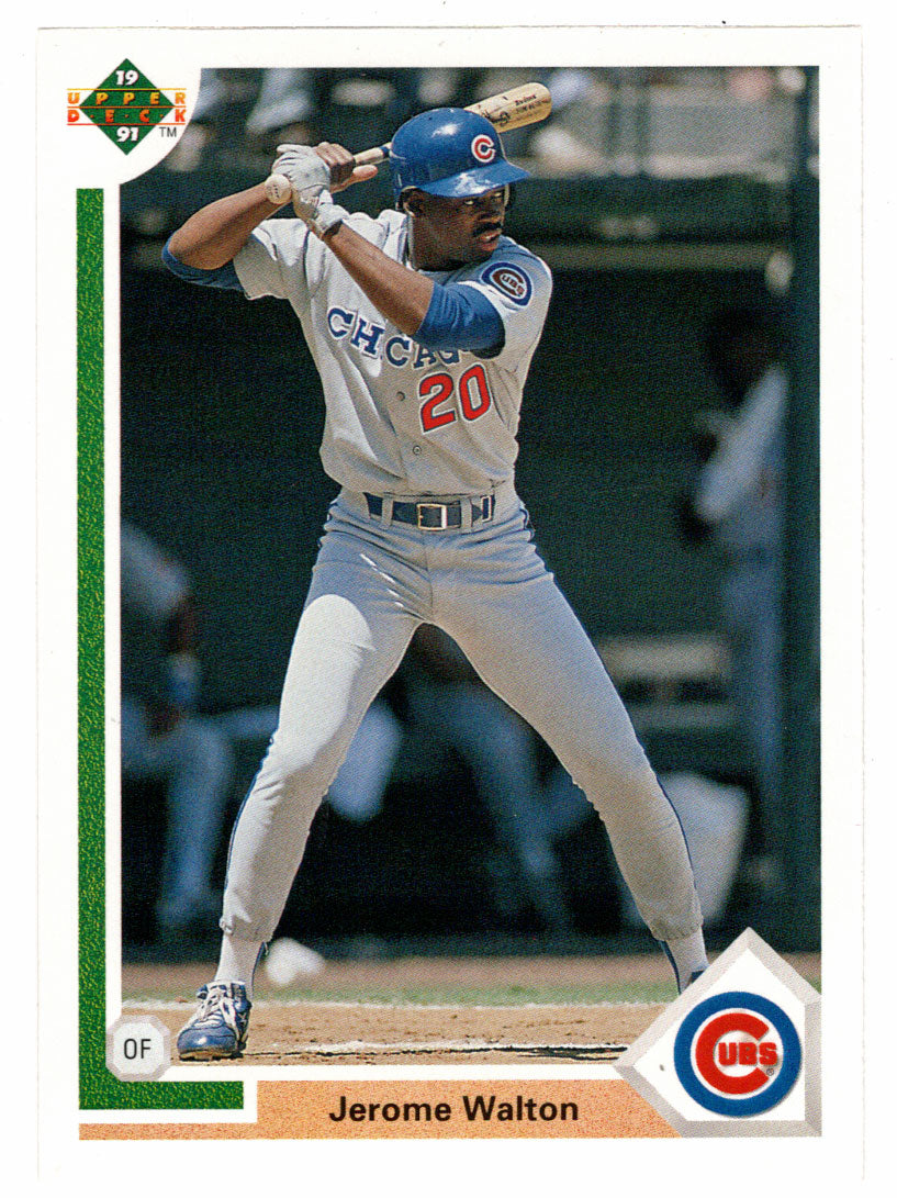 Jerome Walton - Chicago Cubs (MLB Baseball Card) 1991 Upper Deck # 332 Mint