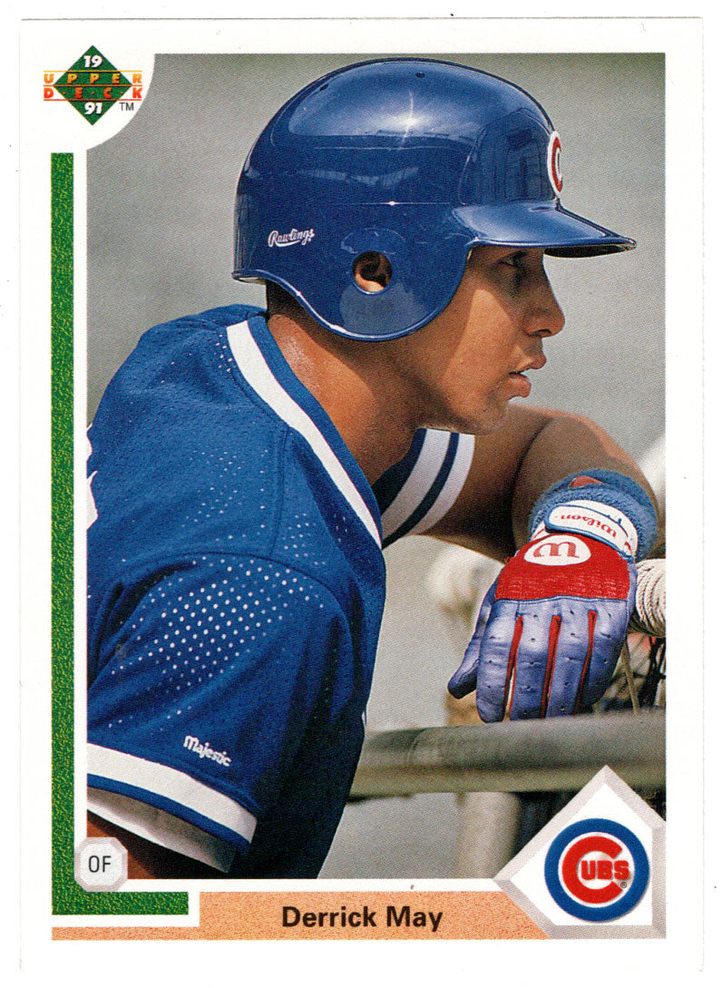 Derrick May - Chicago Cubs (MLB Baseball Card) 1991 Upper Deck # 334 Mint