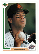 Roberto Alomar - San Diego Padres (MLB Baseball Card) 1991 Upper Deck # 335 Mint