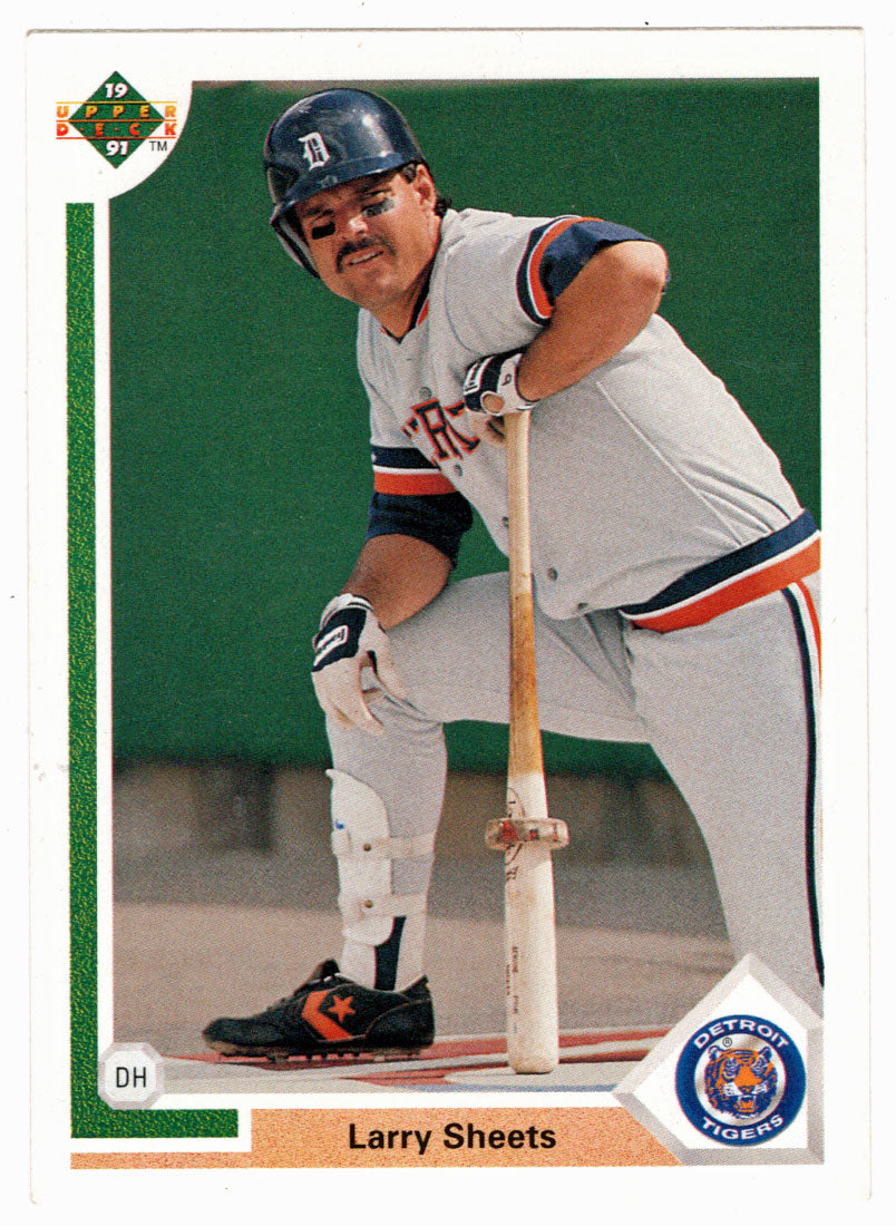 Larry Sheets - Detroit Tigers (MLB Baseball Card) 1991 Upper Deck # 340 Mint