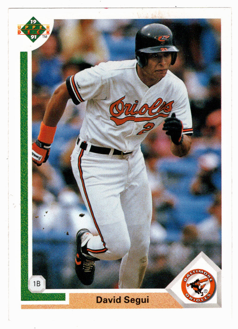 David Segui - Baltimore Orioles (MLB Baseball Card) 1991 Upper Deck # 342 Mint
